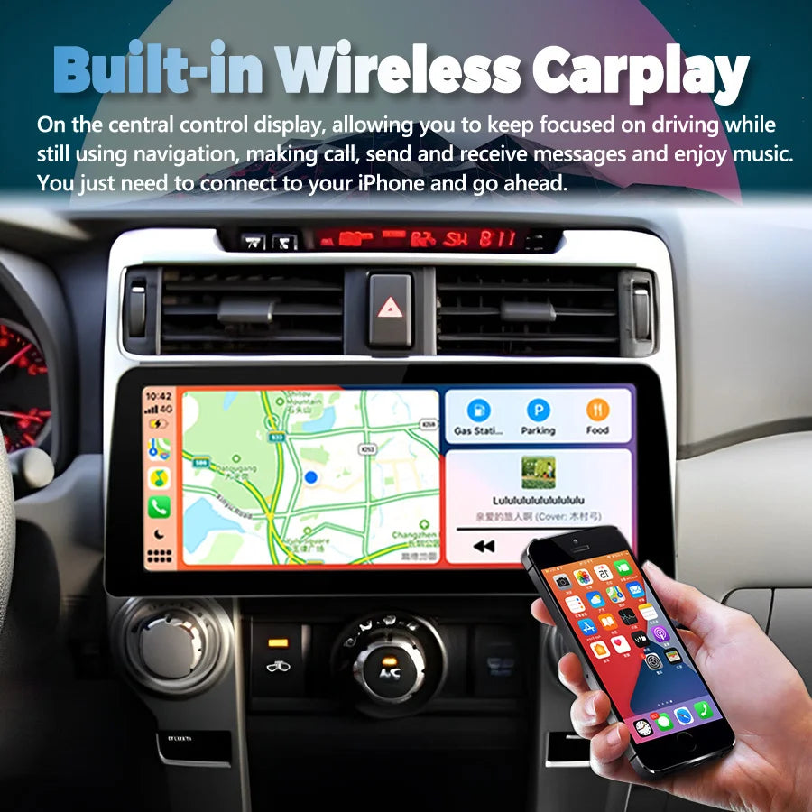 12.3" Toyota 4 Runner 2009-2022 Android Auto / Apple Carplay