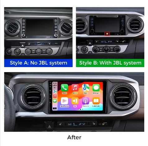 Toyota Tacoma 2016 - 2023 Android Auto / Apple Carplay